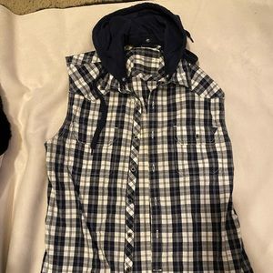 Guess hooded vest